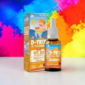 D-TRIX TCM (Vit D 500UI) Sabor Morango Gotas 30ml