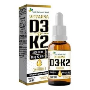Vitamina D3+K2 Flora Nativa do Brasil 20ML